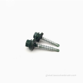 roofing screws Painted Color Head Hex Head Roof Self-Drilling Screws Manufactory